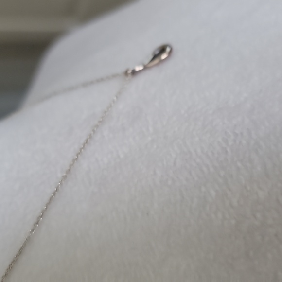 Tiffany & Co. Silver Open Teardrop Paloma Picasso Pendant Necklace - Picture 3 of 8